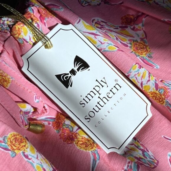 Simply Southern Pink Tassel shorts - Picture 8 of 8